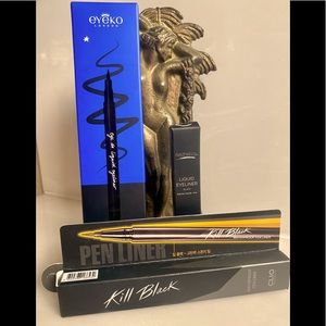 NIB Black Liquid Eyeliner bundle! 😻 Eyeko, Clio +